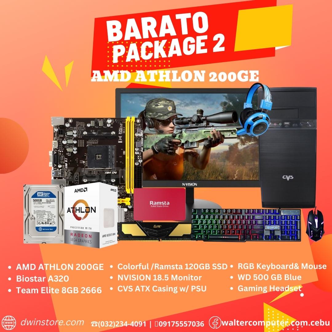 Pre-build AMD Athlon 200ge AM4 Package 2
