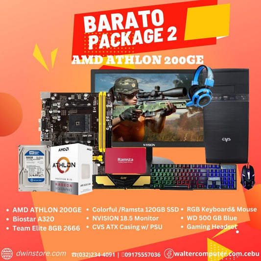 Pre-build AMD Athlon 200ge AM4 Package 2