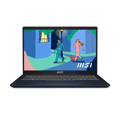 MSI Modern 15 B12MO-831PH Laptop (Star Blue) | 15.6" FHD (1920X1080) IPS | i5-1235U | 16GB RAM | 512GB SSD | Intel Iris XE | Windows 11 | MS Office Home &amp; Student 2021 | MSI Sleeve Bag GP