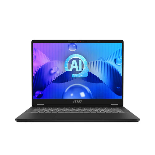 MSI Prestige 14 AI Evo C1MG-014PH Laptop (Stellar Grey) | 14" FHD+ (1920x1200) 144Hz | Core Ultra 7 155H | 16GB RAM | 1TB SSD | Intel Arc | Windows 11 | MS Office Home &amp; Student 2021 | MSI Topload Bag
