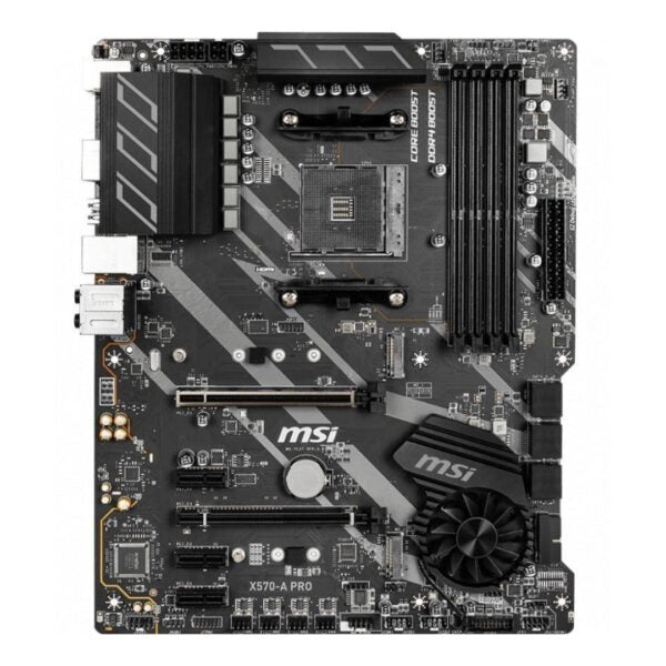 MSI X570 A PRO (AM4) X570, ATX, 4*ddr4